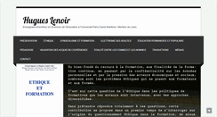 Desktop Screenshot of hugueslenoir.fr